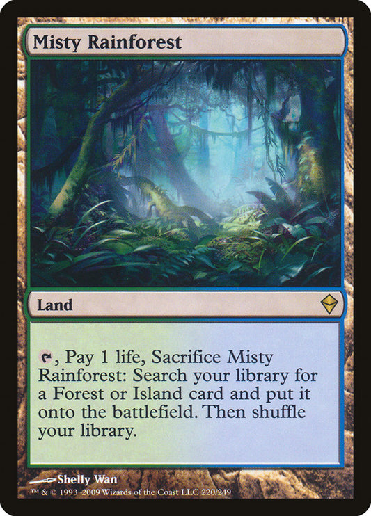 Misty Rainforest - carta Magic The Gathering