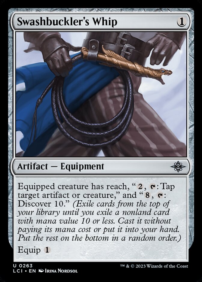 Swashbuckler's Whip - carta Magic The Gathering