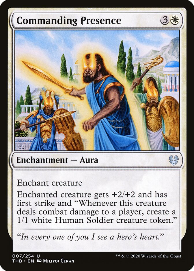 Commanding Presence - carta Magic The Gathering