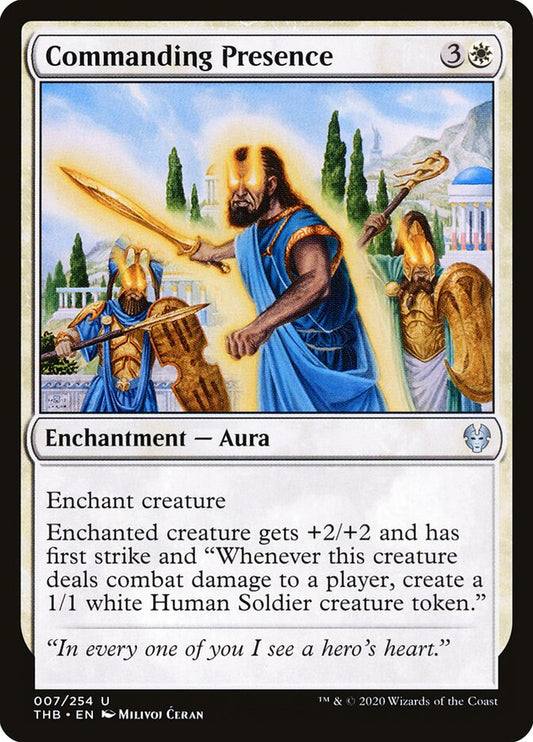 Commanding Presence - carta Magic The Gathering