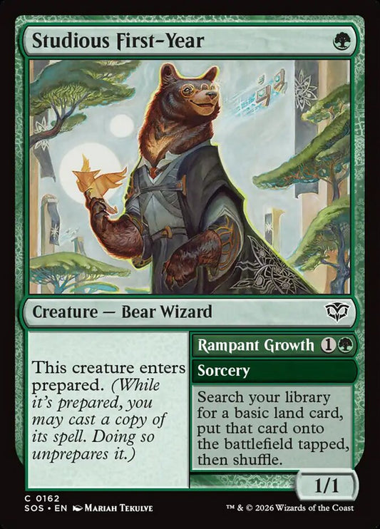 Studious First-Year // Rampant Growth - SOS-162-NF-STD