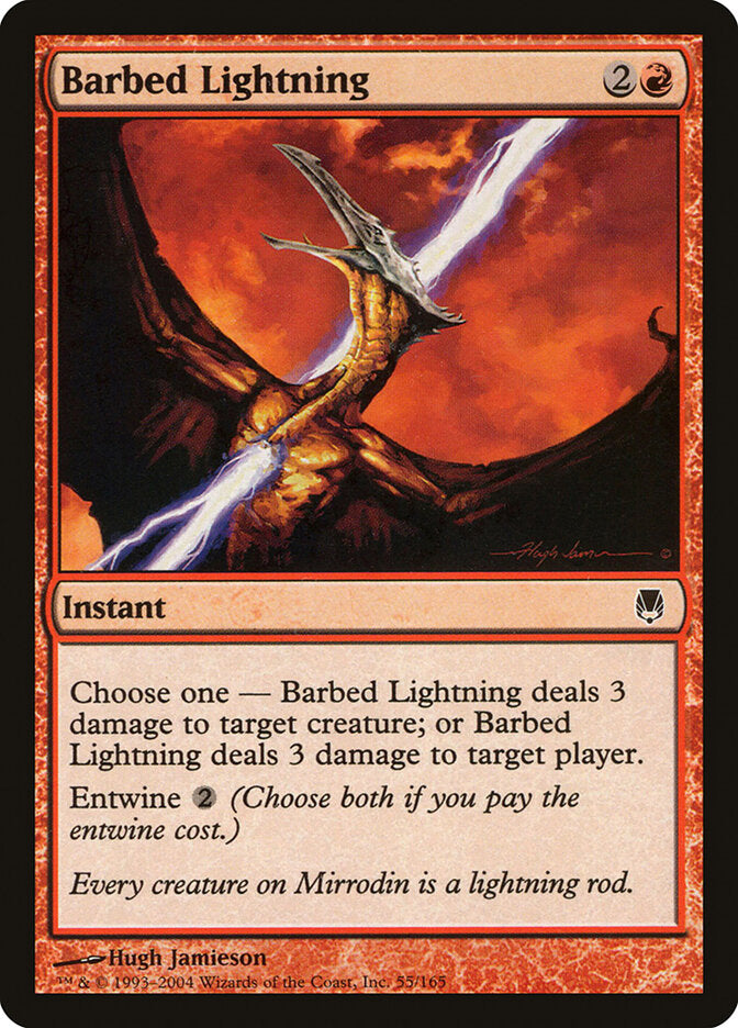 Barbed Lightning - carta Magic The Gathering