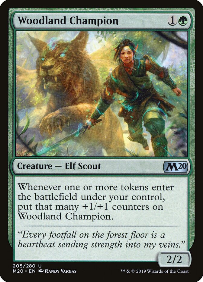 Woodland Champion - carta Magic The Gathering