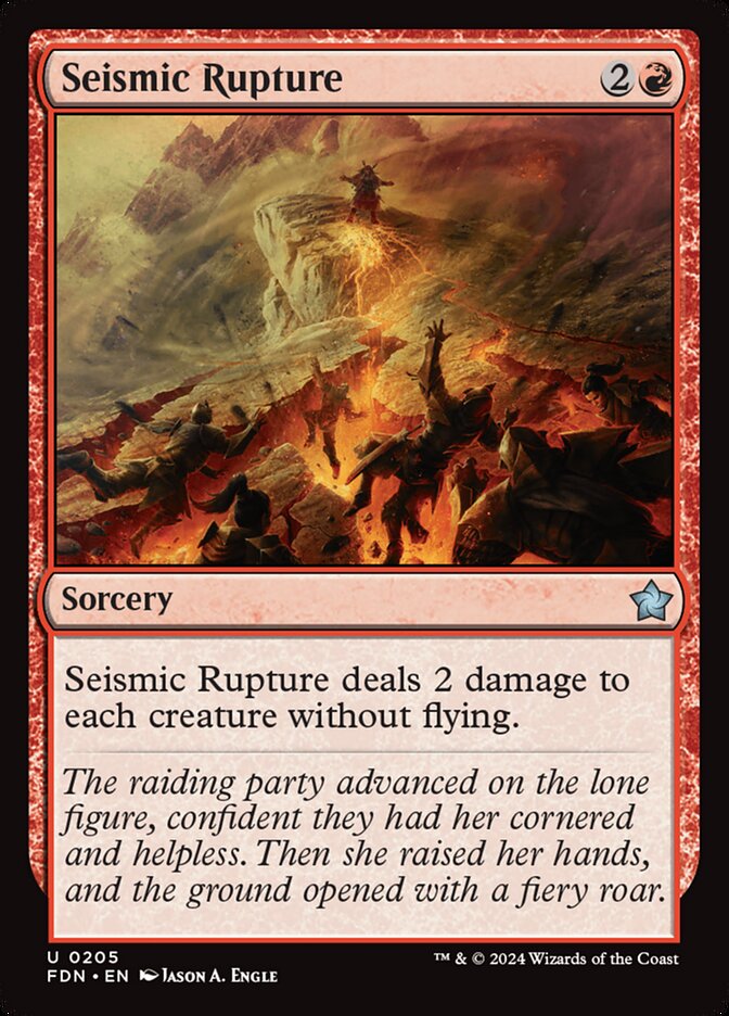 Seismic Rupture - carta Magic The Gathering