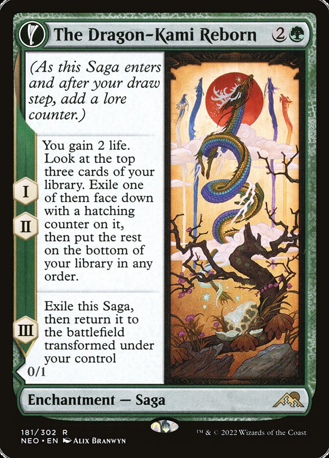 The Dragon-Kami Reborn - carta Magic The Gathering