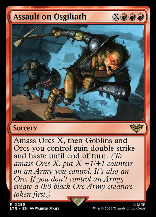 Assault on Osgiliath - carta Magic The Gathering