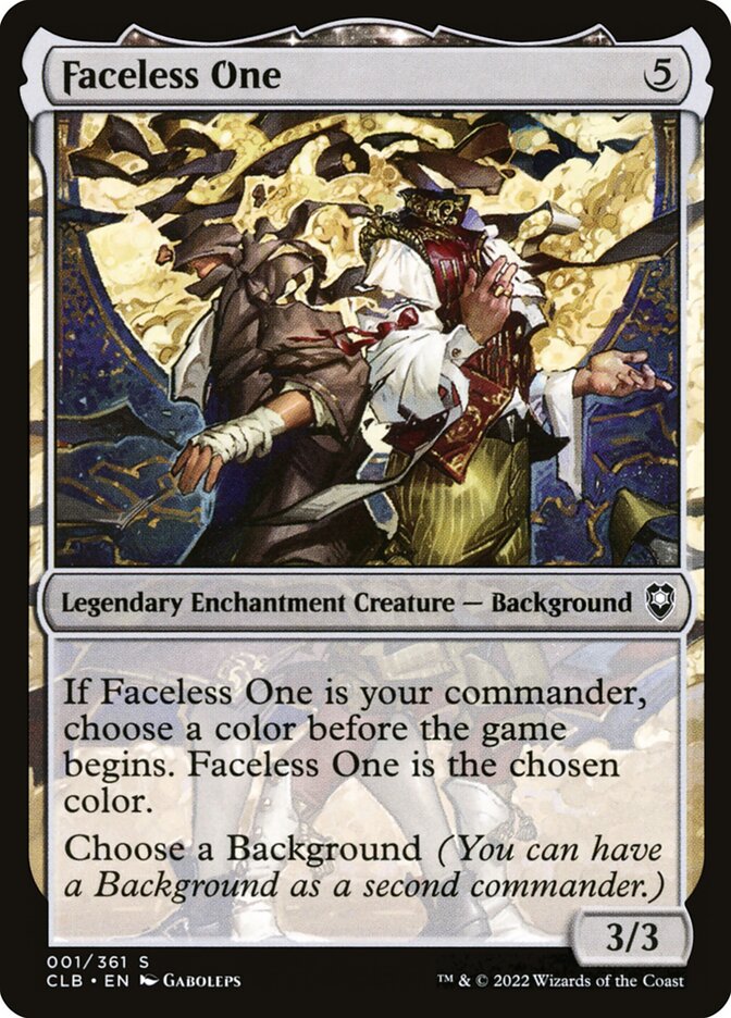 Faceless One - CLB-001-NF-ENC-LDG
