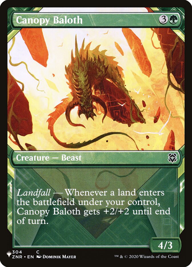Canopy Baloth - carta Magic The Gathering