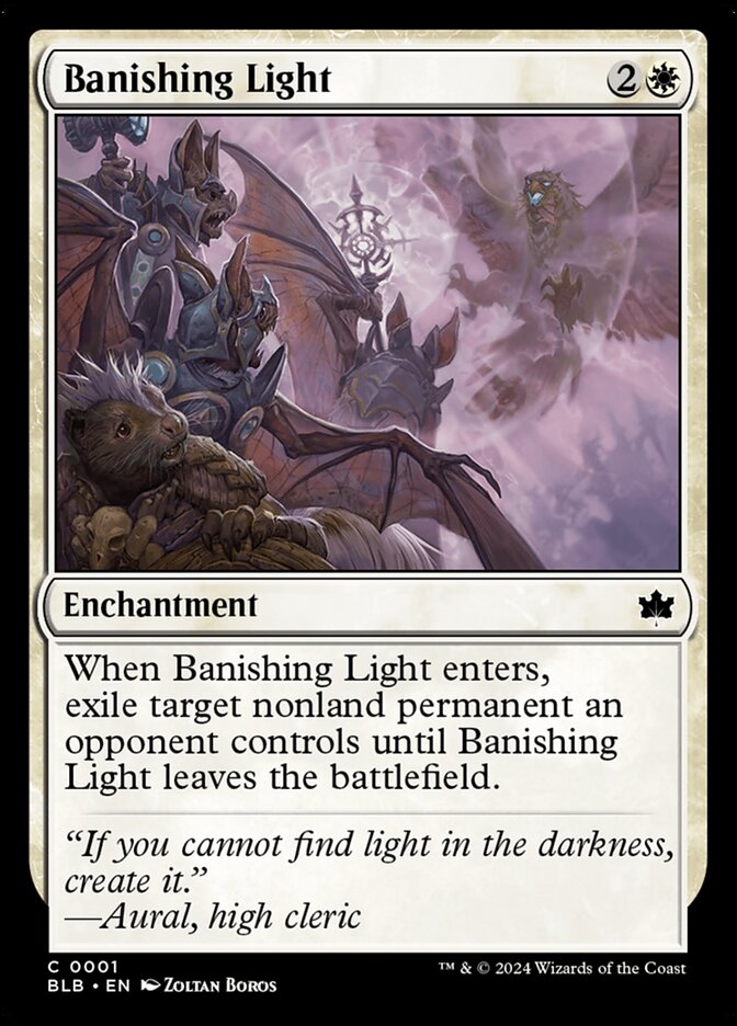 Banishing Light - carta Magic The Gathering