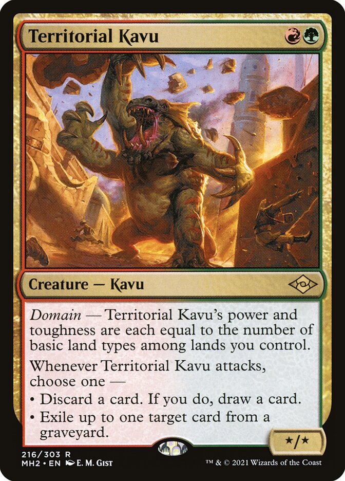 Territorial Kavu - carta Magic The Gathering