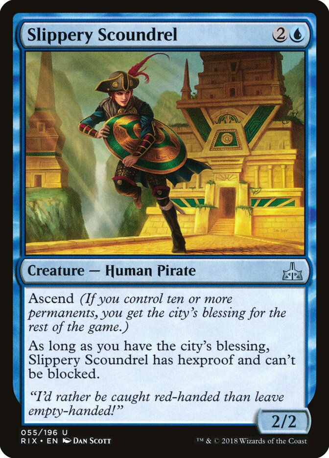 Slippery Scoundrel - carta Magic The Gathering