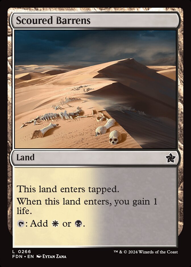 Scoured Barrens - carta Magic The Gathering