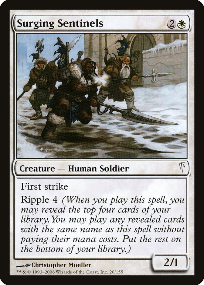Surging Sentinels - carta Magic The Gathering