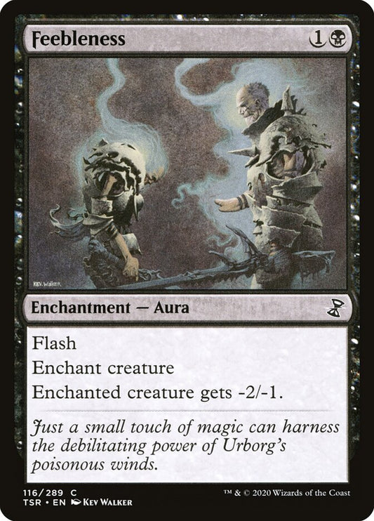 Feebleness - carta Magic The Gathering