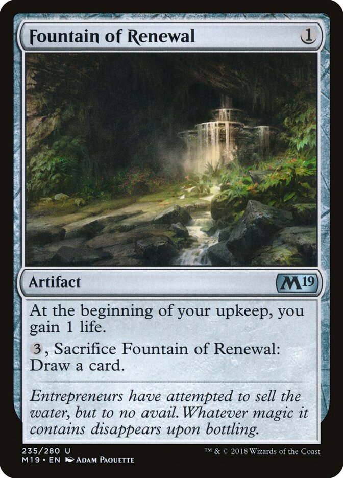 Fountain of Renewal - carta Magic The Gathering