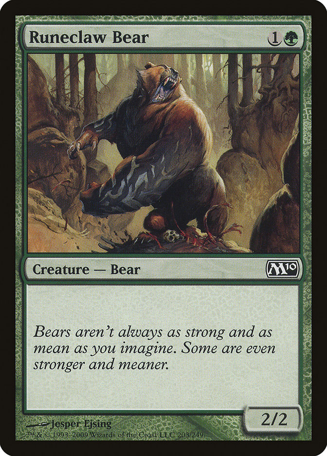 Runeclaw Bear - carta Magic The Gathering