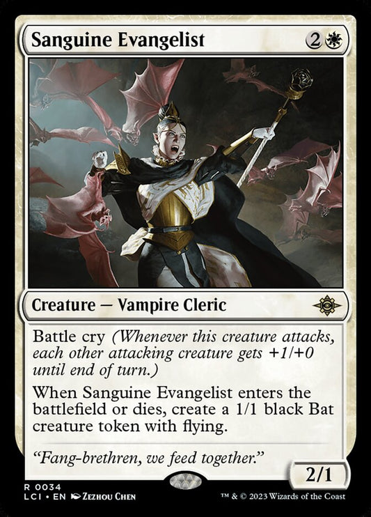 Sanguine Evangelist - carta Magic The Gathering