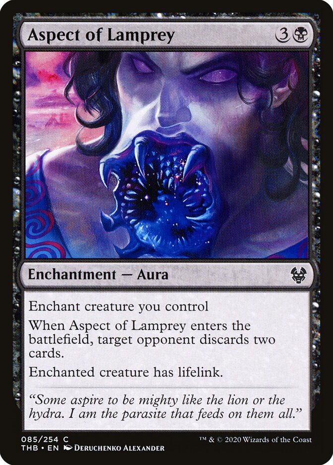 Aspect of Lamprey - carta Magic The Gathering