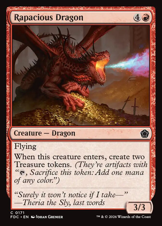Rapacious Dragon - carta Magic The Gathering