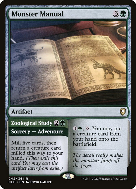 Monster Manual // Zoological Study - CLB-242-NF-STD