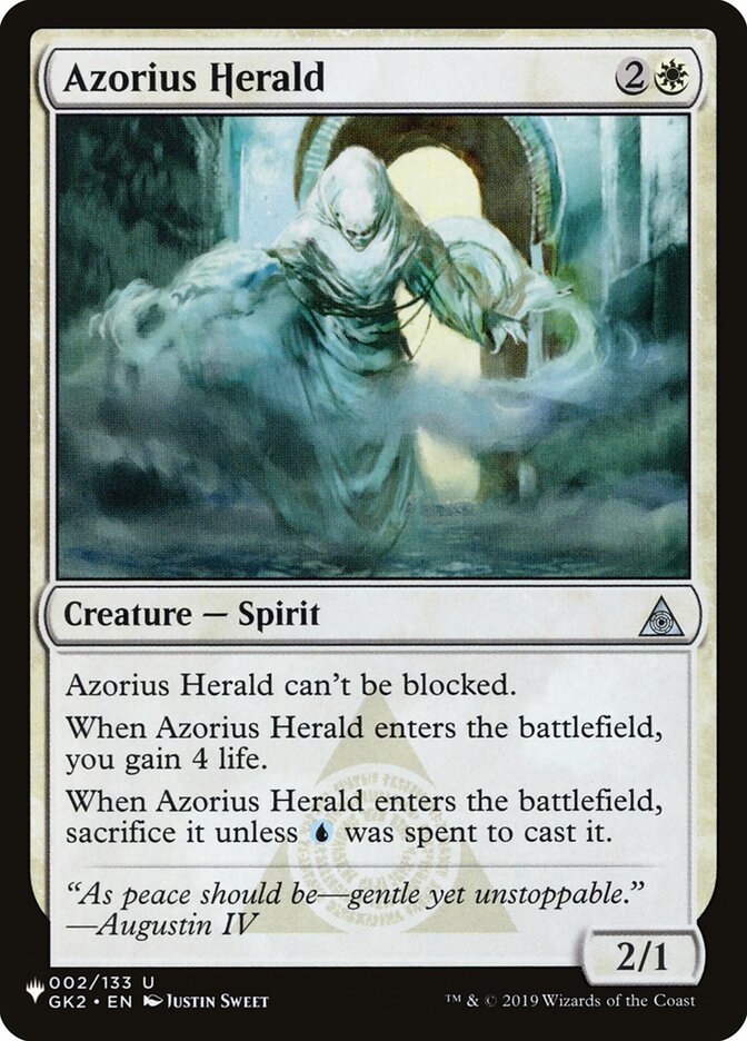 Azorius Herald - PLST-GK2-2-NF-STD