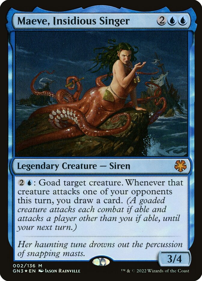 Maeve, Insidious Singer - carta Magic The Gathering