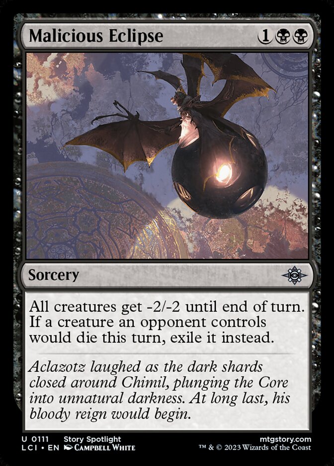 Malicious Eclipse - carta Magic The Gathering