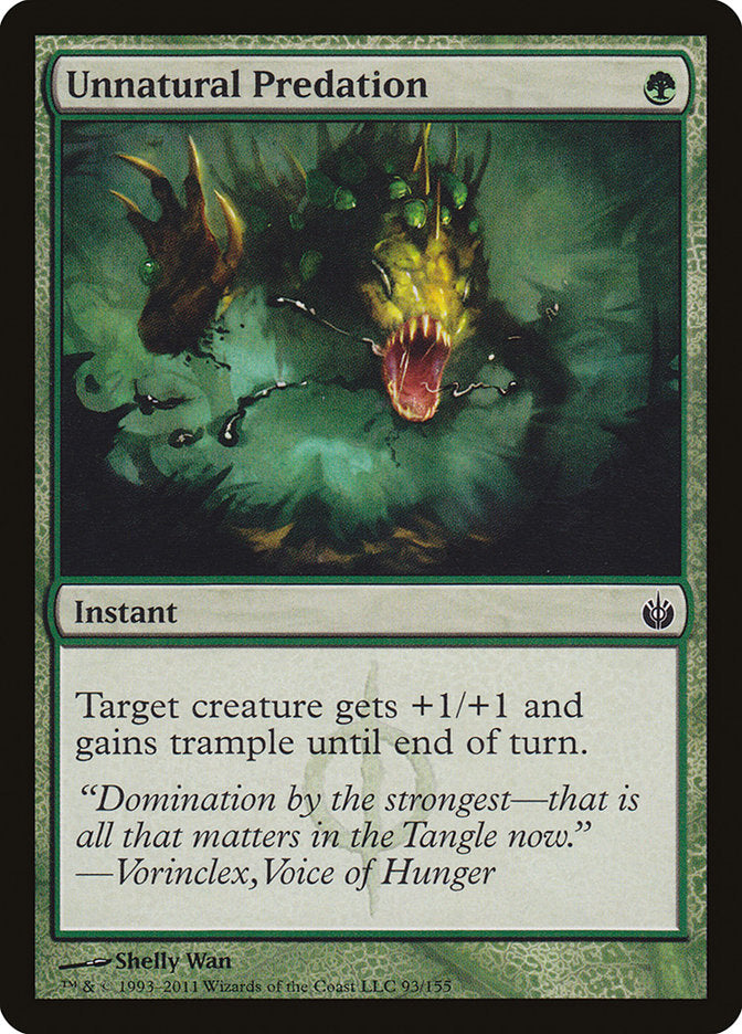 Unnatural Predation - carta Magic The Gathering