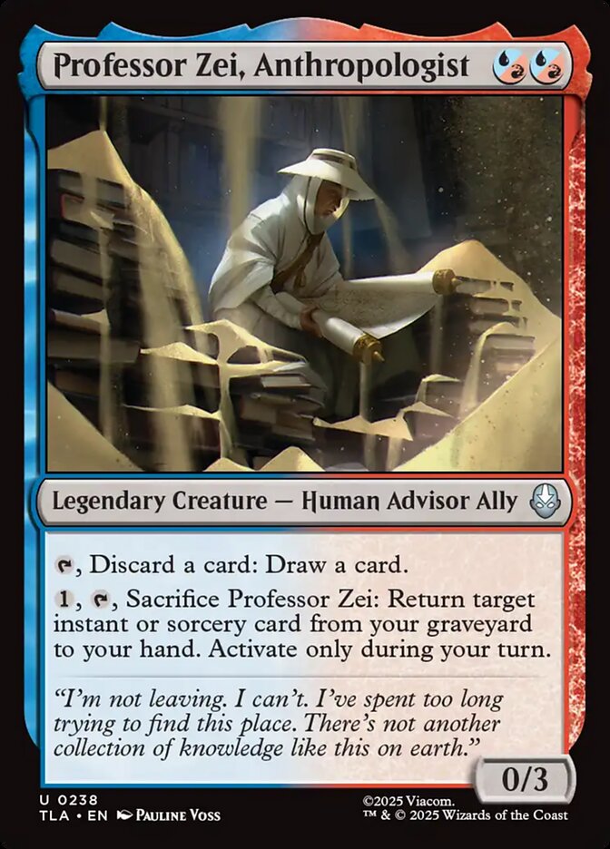 Professor Zei, Anthropologist - carta Magic The Gathering