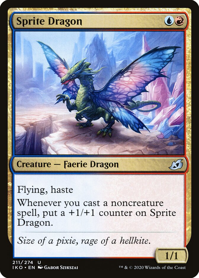 Sprite Dragon - carta Magic The Gathering