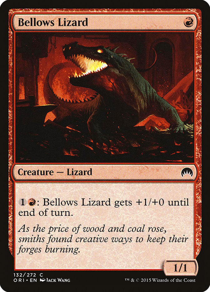 Bellows Lizard - carta Magic The Gathering