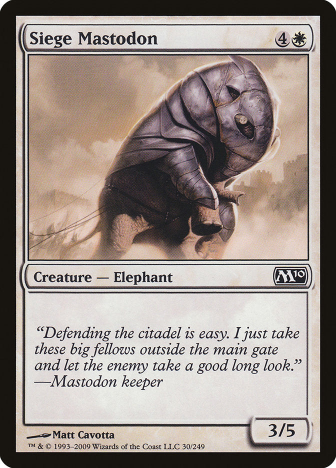 Siege Mastodon - carta Magic The Gathering