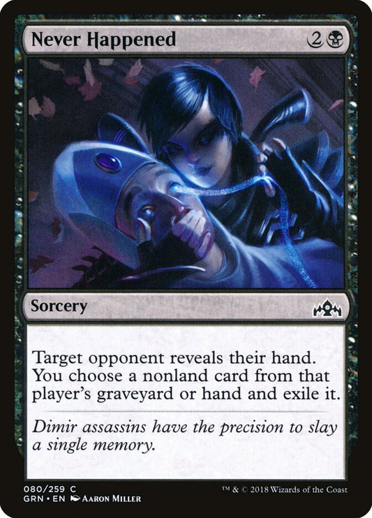 Never Happened - carta Magic The Gathering