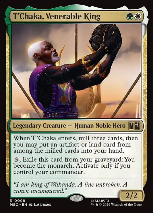T'Chaka, Venerable King - carta Magic The Gathering