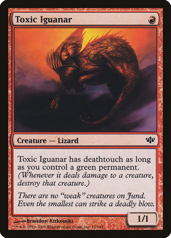 Toxic Iguanar - carta Magic The Gathering
