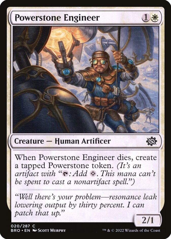 Powerstone Engineer - carta Magic The Gathering