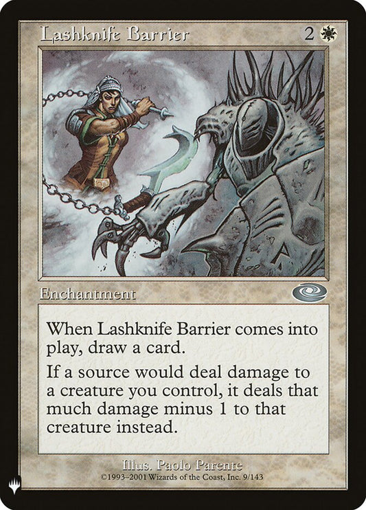 Lashknife Barrier - carta Magic The Gathering