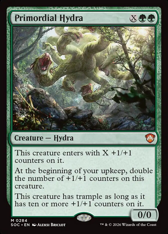 Primordial Hydra - carta Magic The Gathering