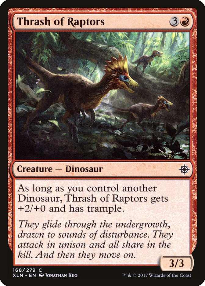 Thrash of Raptors - carta Magic The Gathering