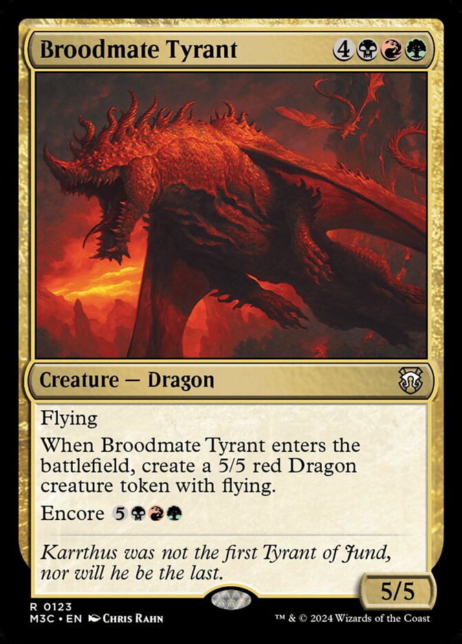 Broodmate Tyrant - carta Magic The Gathering