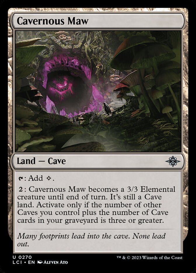 Cavernous Maw - carta Magic The Gathering