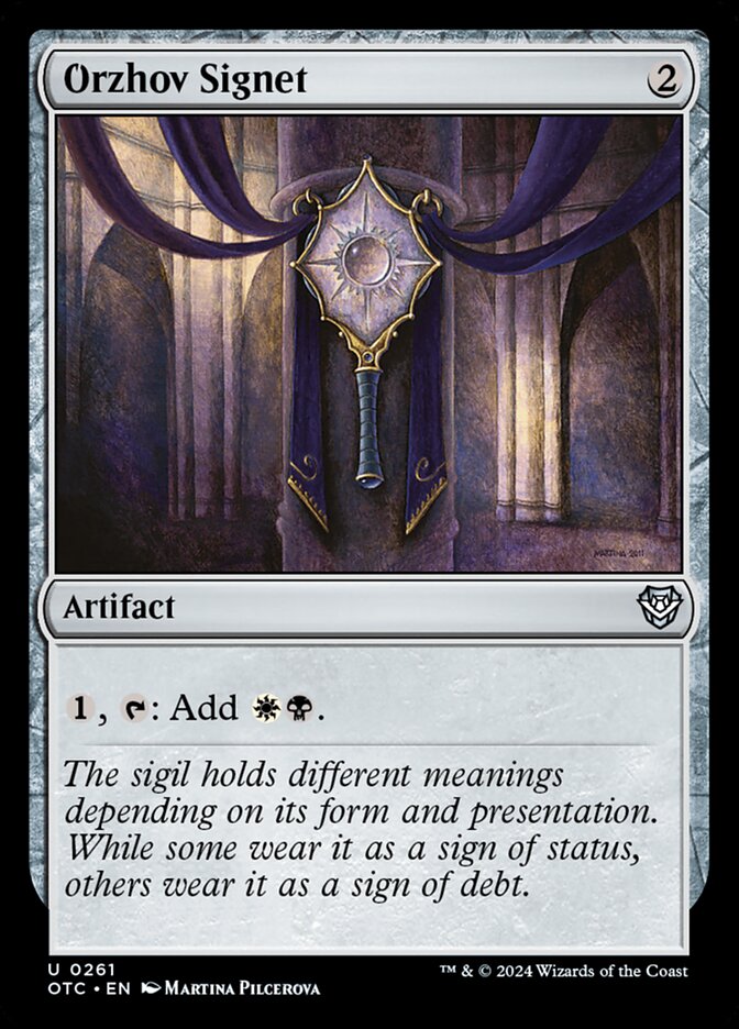 Orzhov Signet - carta Magic The Gathering