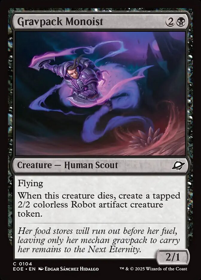 Gravpack Monoist - EOE-104-NF-STD