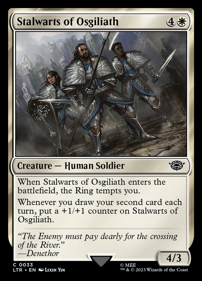 Stalwarts of Osgiliath - carta Magic The Gathering