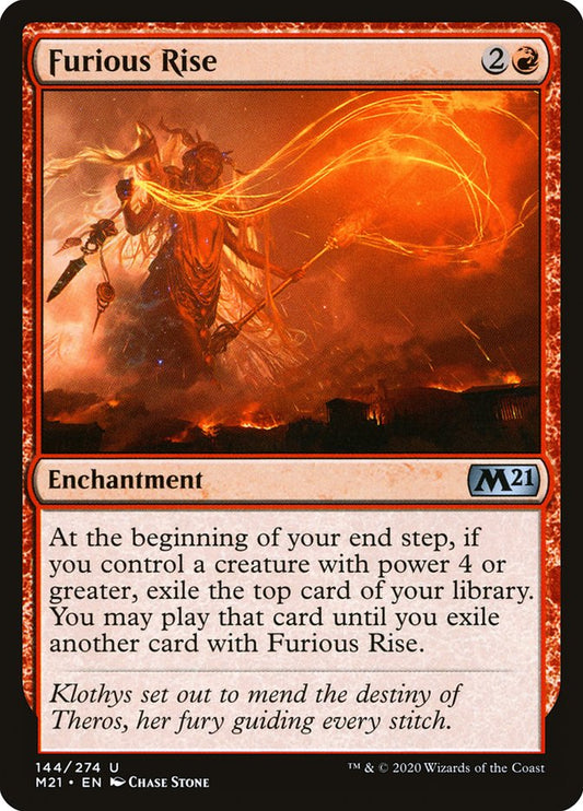 Furious Rise - carta Magic The Gathering