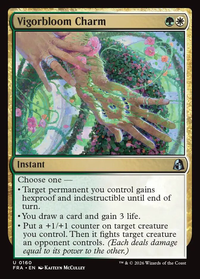 Vigorbloom Charm - carta Magic The Gathering