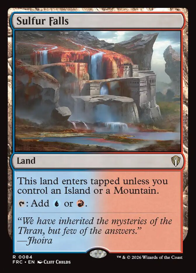 Sulfur Falls - carta Magic The Gathering