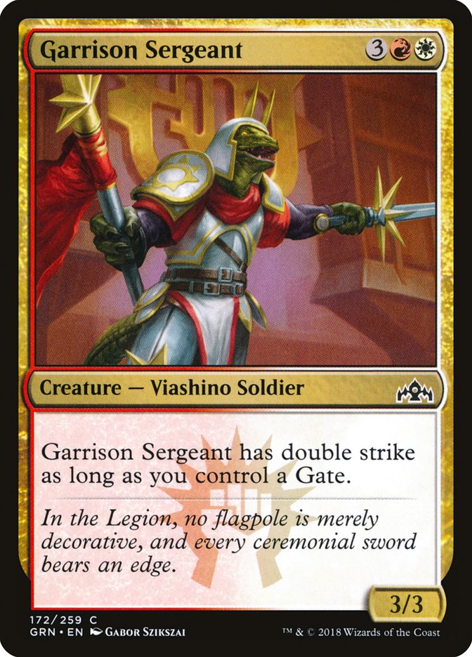 Garrison Sergeant - GRN-172-NF-STD