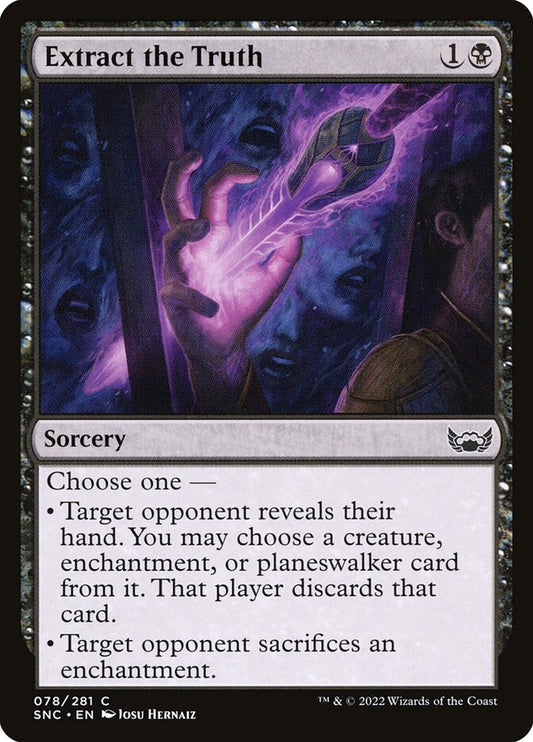Extract the Truth - carta Magic The Gathering