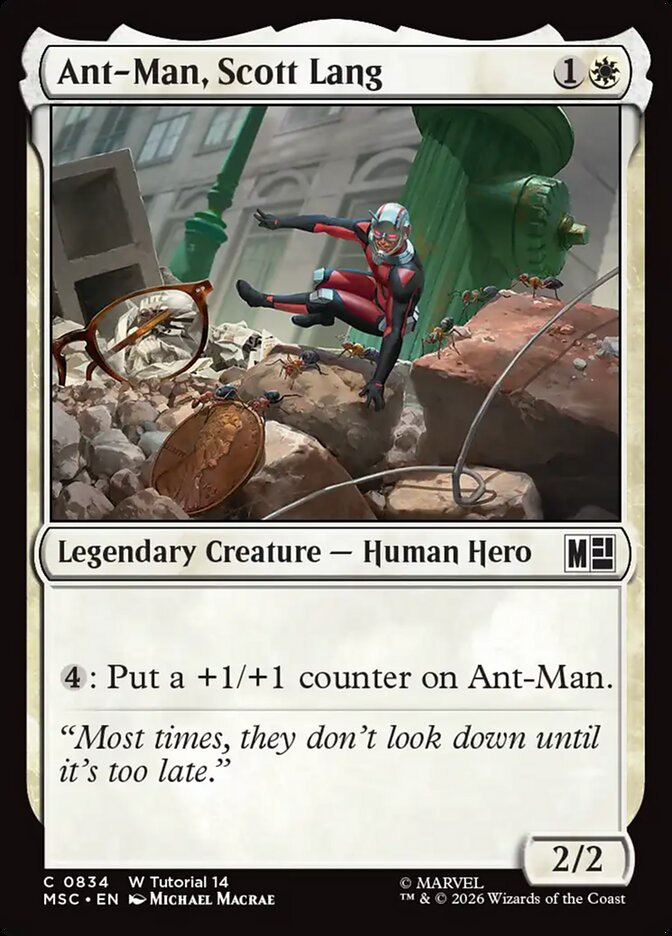 Ant-Man, Scott Lang - carta Magic The Gathering